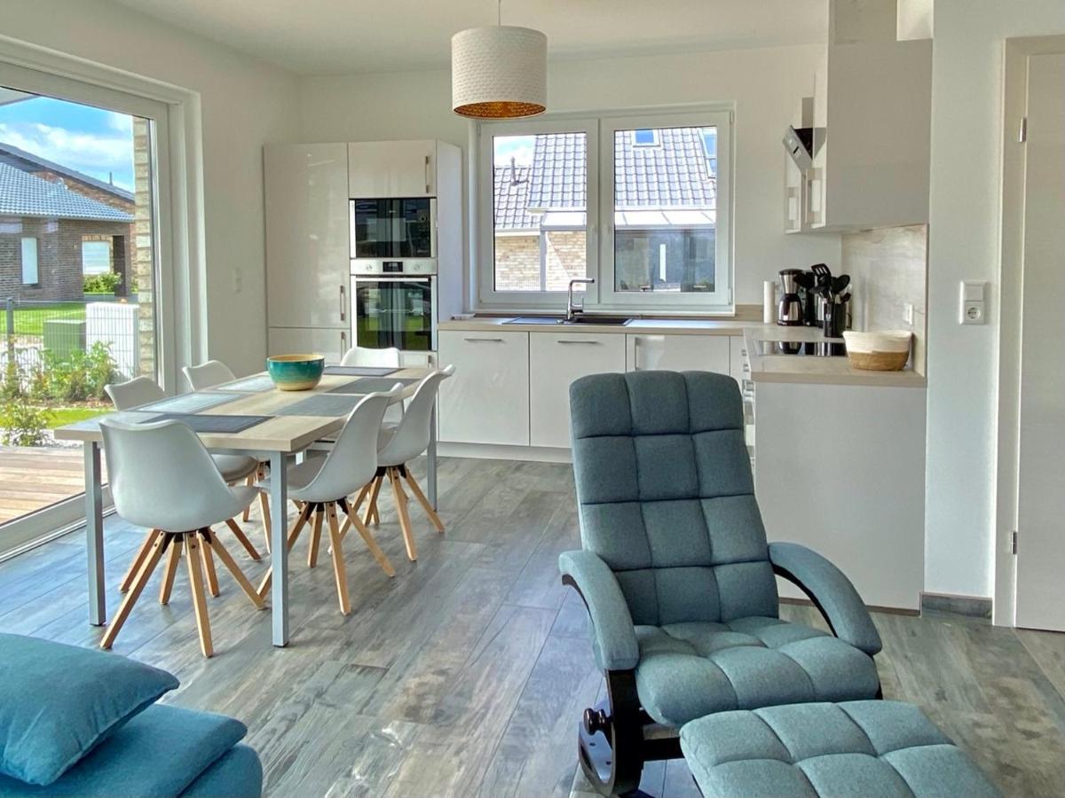 Ferienhaus Seestern Am Harkebruegger See Mit Sauna Und Kamin Barssel  Exteriör bild