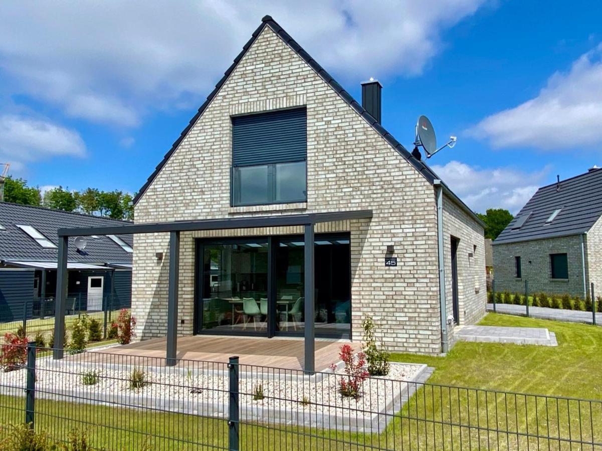 Ferienhaus Seestern Am Harkebruegger See Mit Sauna Und Kamin Barssel  Exteriör bild