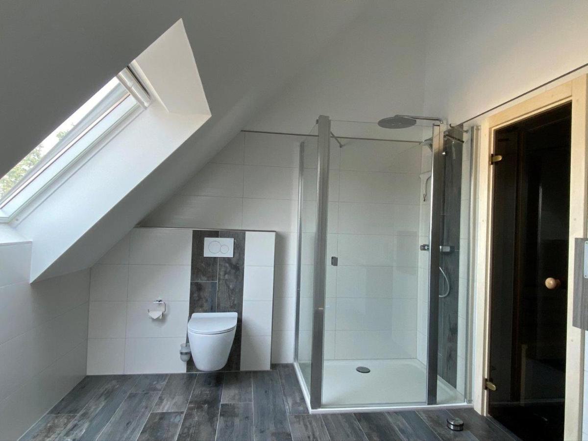 Ferienhaus Seestern Am Harkebruegger See Mit Sauna Und Kamin Barssel  Exteriör bild